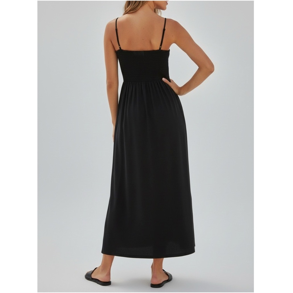 HILL HOUSE Isabel Nap Dress, Black, Small - Picture 4 of 11